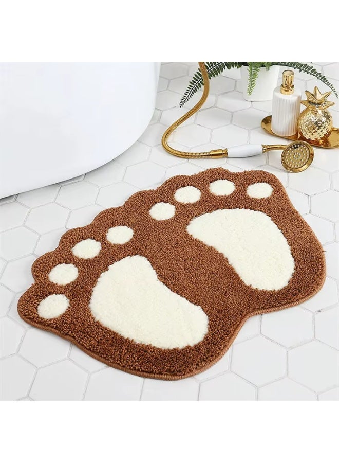 EBREEZZ Premium Plush Bathroom Mat – Ultra Soft, Non-Slip & Highly Absorbent – Machine Washable Floor Rug - Image 1